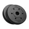 REBEL ACTIVE Conjunto de pesos de betume 2x10kg, furo de 51mm - para barras de halteres olímpicas