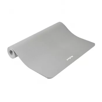 Tapete de treino REBEL ACTIVE 190x115x2 cm NBR cinzento – yoga, pilates, fitness