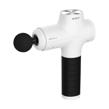 Pistola de massagem REBEL ACTIVE com 8 acessórios, branca