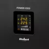 Fonte de alimentação de emergência de parede Rebel POWER-1000 – inversor de onda sinusoidal pura com função de carregamento 12V, 230V, 1000VA/700W