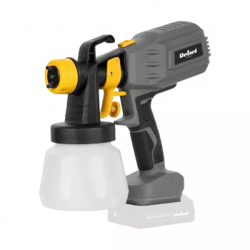 REBEL RB-1061.1 Pistola de pintura a bateria 20V, depósito de 800 ml, 3 padrões de pulverização, sem bateria
