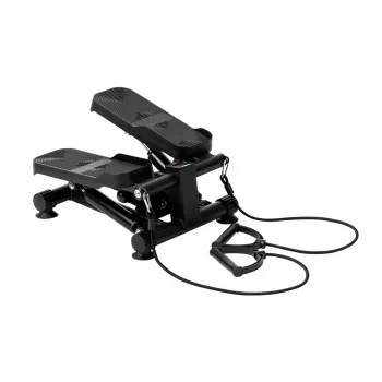 Mini-stepper REBEL RBA-3229 com faixas de resistência e visor LCD