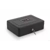 RED EAGLE BOX-300 caixa de dinheiro metálica com fechadura de chave, preto, aço