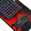 Conjunto gaming 4-em-1 Redragon: teclado RGB, rato, tapete de rato e headset
