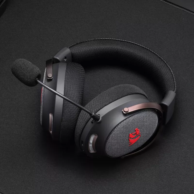 Headset gaming sem fios Redragon Arrow Pro H858 (Bluetooth + 2,4 GHz)