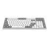 Teclado gaming USB Redragon BK-7113 SCISSOR de tamanho completo com fios - retroiluminação RGB, interruptores de tesoura de perfil baixo, 104 teclas, anti-ghosting, Preto