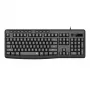 Redragon BK-7366 Teclado de escritório com fios membrana ergonómico tamanho completo - Preto