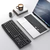 Redragon BK-7367 Teclado de escritório sem fios de membrana ergonómico tamanho completo - Preto