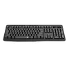 Redragon BK-7367 Teclado de escritório sem fios de membrana ergonómico tamanho completo - Preto