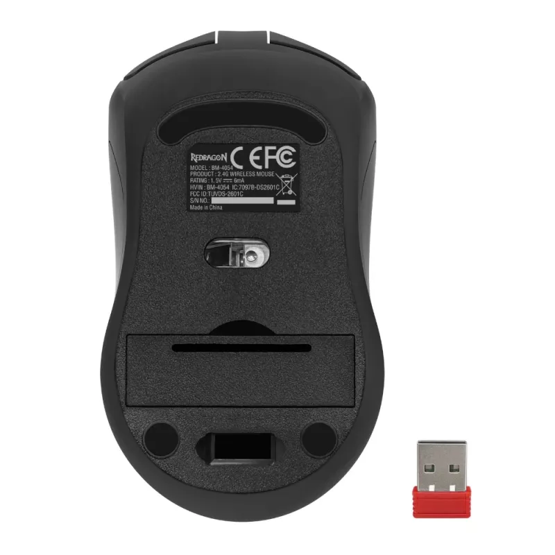 Redragon BM-4054 Rato Gaming Sem Fios, 10000 DPI, 2,4GHz, RGB, USB-C Recarregável