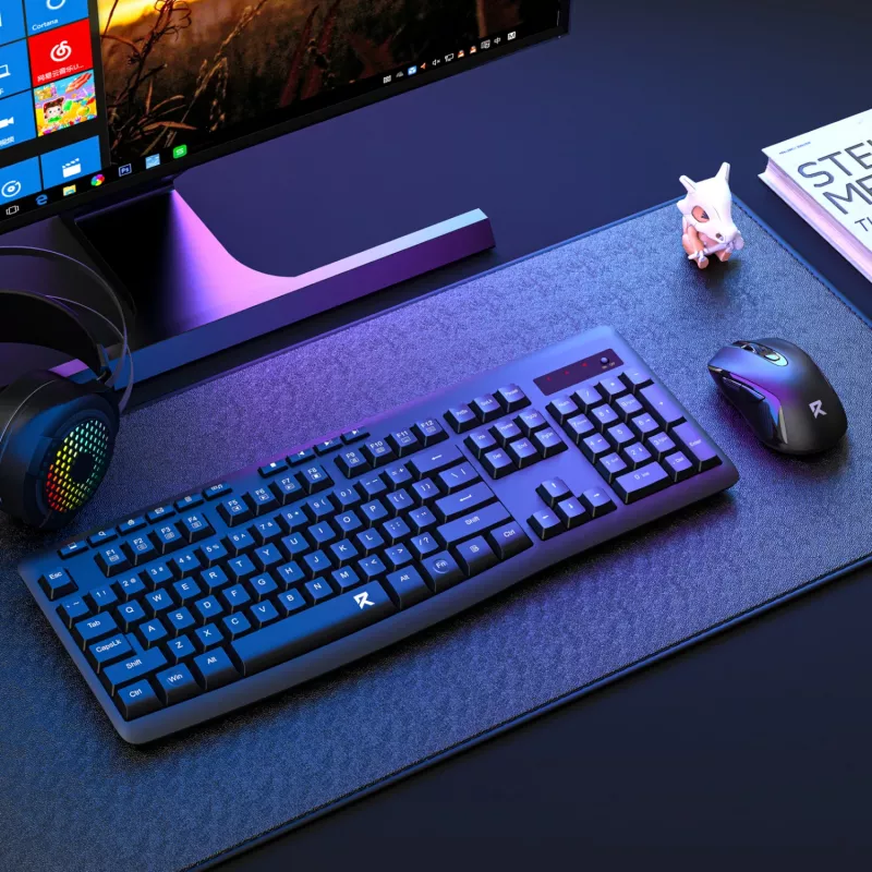 Redragon BS-7367-A Kit de teclado e rato sem fios, preto