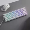 Teclado mecânico com fios REDRAGON DRAGONBORN RGB design de 67 teclas - branco