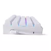 Teclado mecânico com fios REDRAGON DRAGONBORN RGB design de 67 teclas - branco