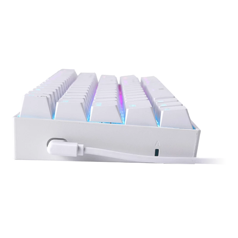 Teclado mecânico com fios REDRAGON DRAGONBORN RGB design de 67 teclas - branco