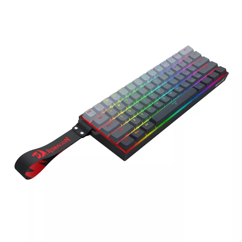 Teclado gaming Redragon FIZZ Magnetic+ 60% com fios