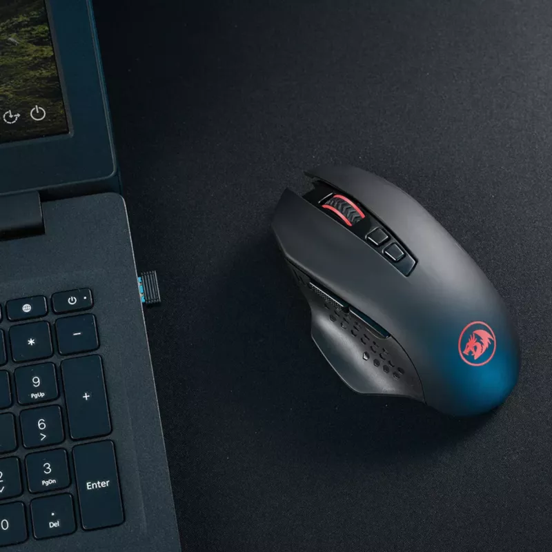 Redragon GAINER M656 Rato gaming sem fios 4000DPI - preto