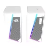 Redragon GS20W ANVIL Colunas estéreo RGB 2.0 para PC 3W - brancas