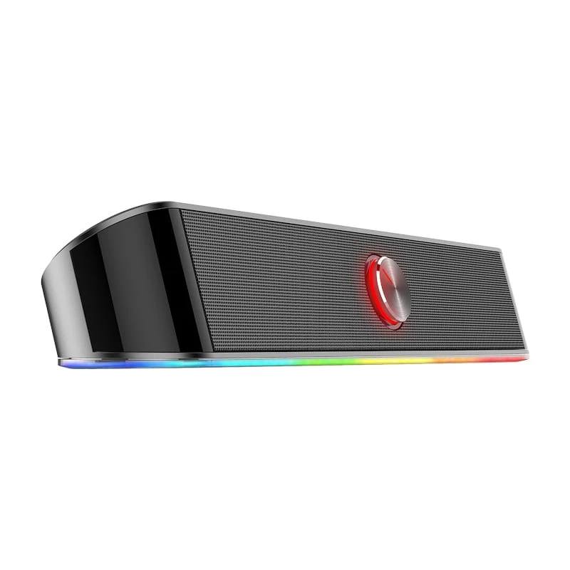 Redragon GS560 Adiemus Barra de som gaming 2.0 RGB USB/Aux - preto
