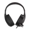 Redragon H211 CRONUS Headset gaming com fios RGB Virtual 7.1 Surround Sound - Preto