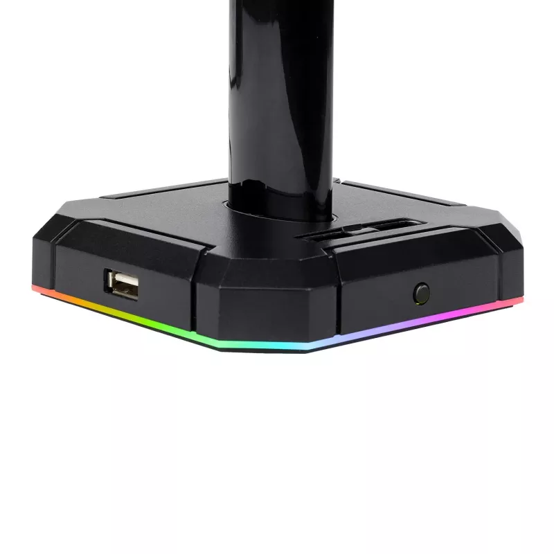 Redragon HA300 Scepter Pro Suporte para headset RGB com hub USB 2.0 de 4 portas