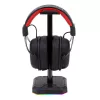 Redragon HA300 Scepter Pro Suporte para headset RGB com hub USB 2.0 de 4 portas