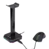 Redragon HA300 Scepter Pro Suporte para headset RGB com hub USB 2.0 de 4 portas