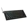 Teclado de gaming mecânico low profile sem fios tri-mode REDRAGON Horus Mini Pro 61 teclas RGB - preto (Red Switch)