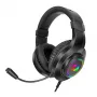 Redragon Hylas Auscultadores gaming Over-Ear RGB, Aux (microfone e auscultadores) / USB (apenas alimentação), preto