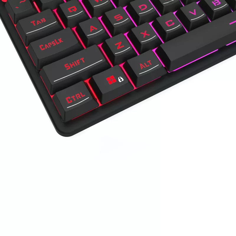 Teclado gaming de membrana Redragon K521 RGB NETHERBANE 104 teclas