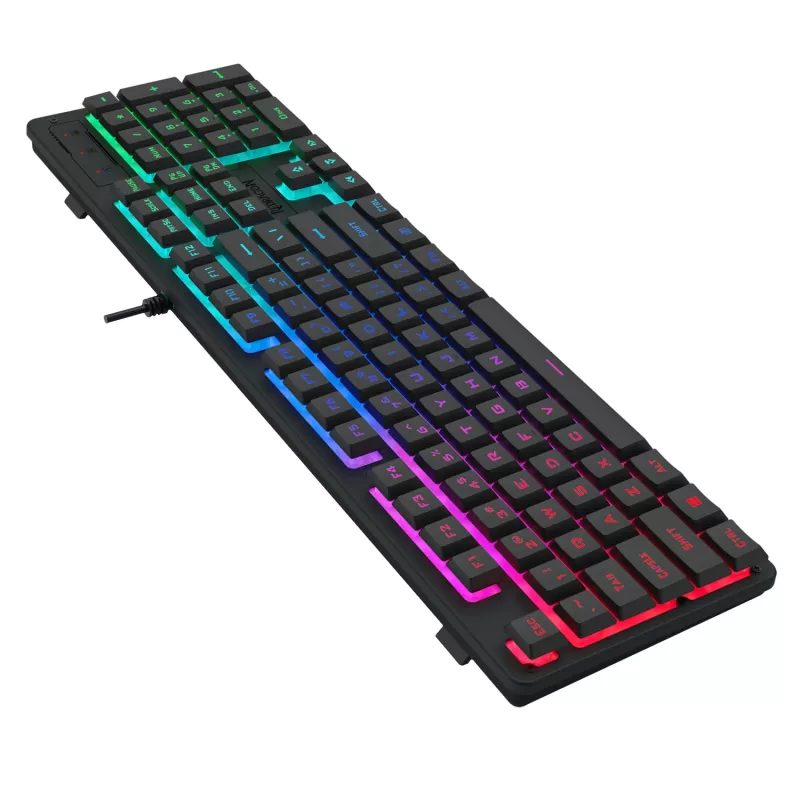 Teclado gaming de membrana Redragon K521 RGB NETHERBANE 104 teclas