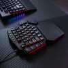 Teclado gaming mecânico sem fios Redragon K585 DITI ELITE PRO RGB 40% - switches azuis