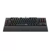 Teclado gaming mecânico com fios Redragon K588 RGB Pro BROADSWORD TKL - preto