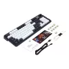 Teclado mecânico gasket full-size Redragon K762WB-RGB-PRO LCD - preto