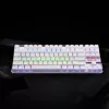 Teclado de gaming mecânico Redragon KUMARA 87 teclas com retroiluminação RGB - branco