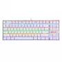 Teclado de gaming mecânico Redragon KUMARA 87 teclas com retroiluminação RGB - branco