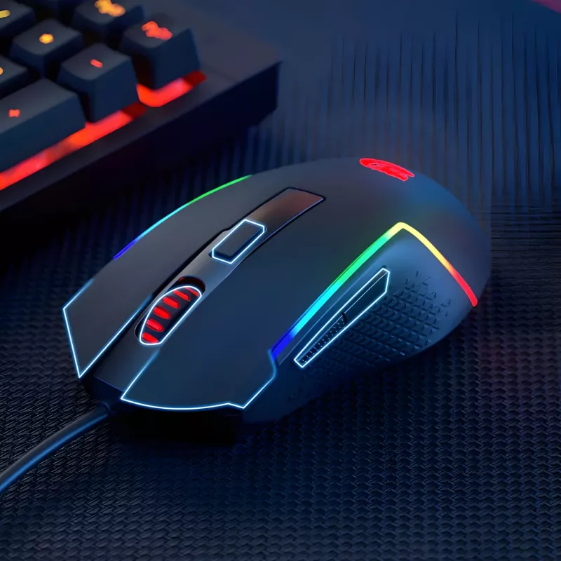 Rato gaming Redragon M616 TRIDENT 10000DPI RGB - Preto