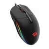 Rato gaming ótico com fios Redragon M719 INVADER RGB 10000 DPI - preto