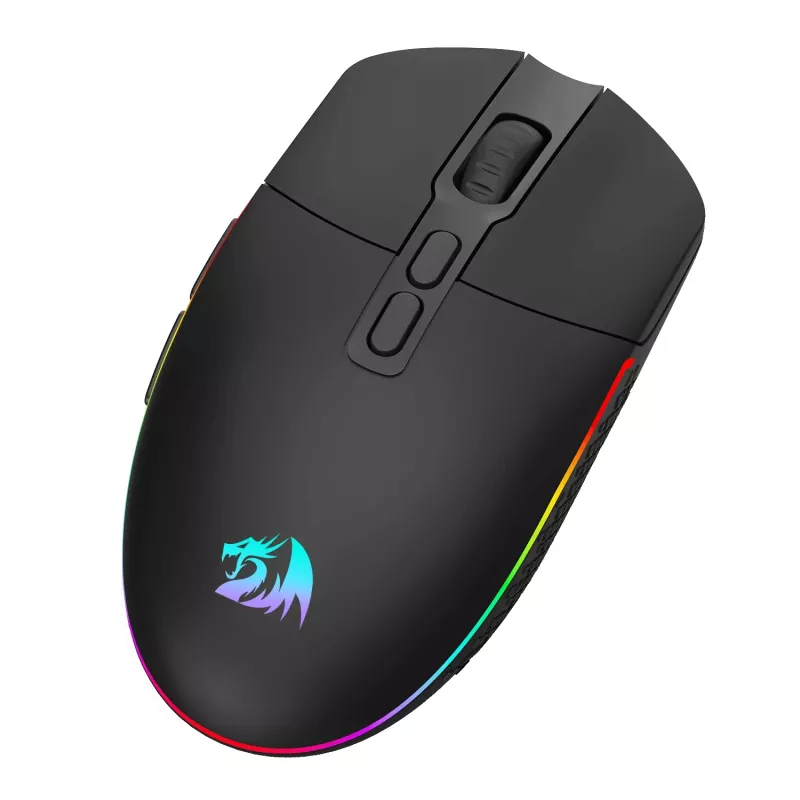 Rato gaming sem fios Redragon M719 Pro INVADER 10000DPI 2.4GHz - preto