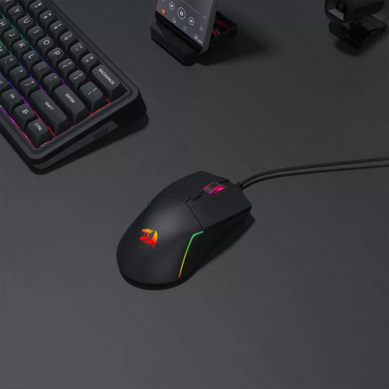 Redragon M730-RGB NAGA rato gaming com fios RGB 10000 DPI