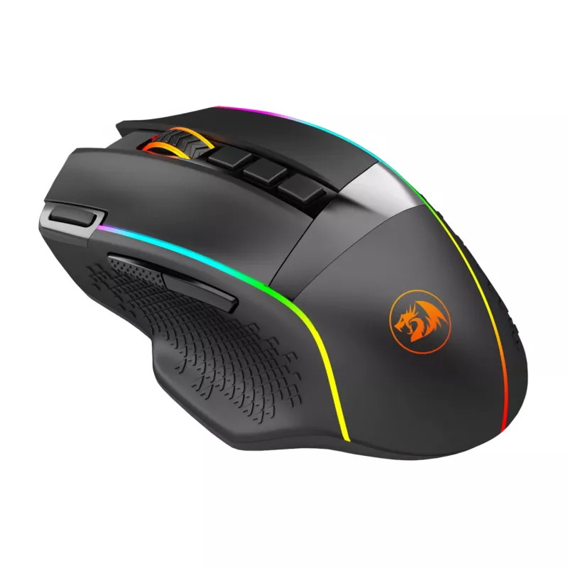 Rato gaming sem fios Redragon M991 RGB PRO ENLIGHTENMENT 26000 DPI Tri-Mode - preto