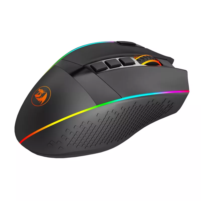 Rato gaming sem fios Redragon M991 RGB PRO ENLIGHTENMENT 26000 DPI Tri-Mode - preto