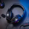 Redragon Pandora Auscultadores gaming Over-Ear RGB, USB (apenas alimentação) / Aux (microfone e auscultadores), preto