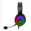 Redragon Pandora Auscultadores gaming Over-Ear RGB, USB (apenas alimentação) / Aux (microfone e auscultadores), preto