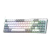 REDRAGON Pollux 65% teclado gaming mecânico com fio, switches vermelhos hot-swap, retroiluminação RGB, USB-C removível, NKRO, preto