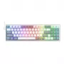 REDRAGON Pollux 65% teclado gaming mecânico com fio, switches vermelhos hot-swap, retroiluminação RGB, USB-C removível, NKRO, preto
