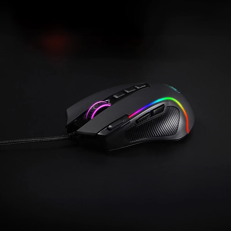 Rato Gaming Ergonómico RGB REDRAGON PREDATOR 4000DPI - Preto