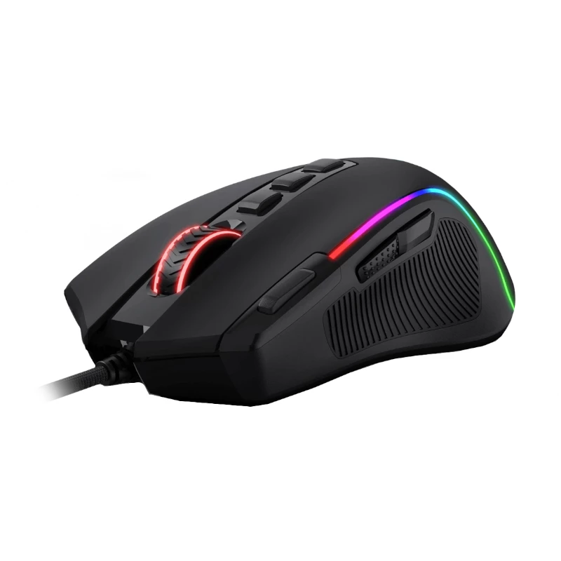 Rato Gaming Ergonómico RGB REDRAGON PREDATOR 4000DPI - Preto