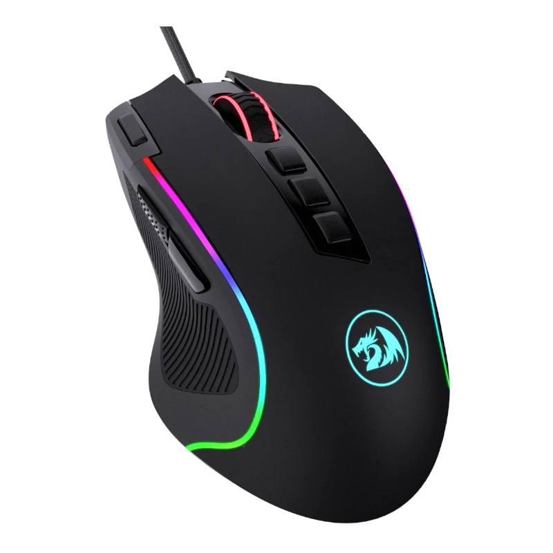 Rato Gaming Ergonómico RGB REDRAGON PREDATOR 4000DPI - Preto