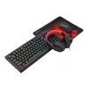 Combo de gaming 4 em 1 Redragon RD-S149: teclado RGB, rato ótico, headset e tapete de rato