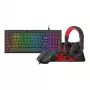 Combo de gaming 4 em 1 Redragon RD-S149: teclado RGB, rato ótico, headset e tapete de rato